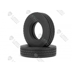 1/14 rubber tyres 14 x 52mm a pair set tires Lesu s-1278-1