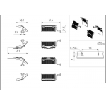 1/14 rear fender set  for Tamiya Volvo Lesu VM etc*