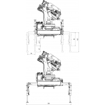 LESU 1/14 RC Model Parts Hydraulic Truck Crane W/ Control Valve gear Pump for Dumper V2