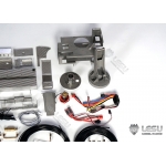 LESU 1/14 RC Model Parts Hydraulic Truck Crane W/ Control Valve gear Pump for Dumper V2
