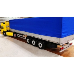  JX Man F2000 truck OP parts Lorry cloth cover with metal frame for 3 axle trailer*