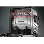 roof bar led set for tamiya 1/14 Scania two signal rotating light 