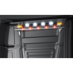 roof bar led set for tamiya 1/14 Mercedes Benz Actros Arocs man volvo two signal rotating light 
