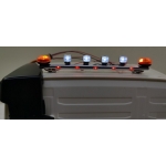 roof bar led set for tamiya 1/14 volvo  man  scania  two signal rotating light 