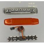 Signal light led board Plate for Tamiya 1/14 Volvo FH16 Globetrotter 56362*