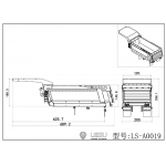 metal heavy Dump truck body tray Duratray for US 1/14 tamiya 8x8 DIY