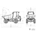 auoe 6mdx 1/14 hydraulic lesu truck car model Kit version unpainted