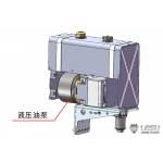 Lesu Mini Gear pump w/ cover set for hydraulic use 