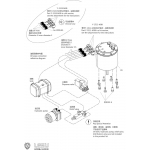 Lesu Y-1540-B hydraulic motor 34mm for 1/14 Tamiya RC DIY 