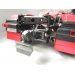 1/14 all metal CNC metal Rear cross member and Hook (black ) fit tamiya tractor scania actros man etc*