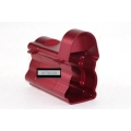 1/14 metal transmission gear box cover parts for tamiya ( red ) 1/14 metal transmission gear box cover parts for tamiya ( red )