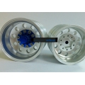  1/14 rc car truck parts Real Coated Rear wheels with blue hub ( a pair )**