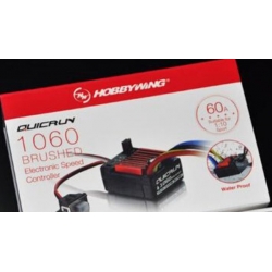 HobbyWing QuicRun 1/10 1/14 Waterproof Brushed 60A Electronic Speed Controller ESC #1060