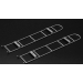 1/14  a pair metal Hino 700 construction ladder model  For Tamiya Scaleart Carson 