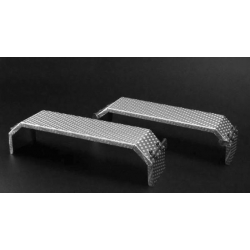 Metal made double wheels fender  ( a pair set ) for 1/14 truck trailer option #2*