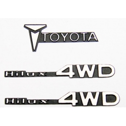 SALE ! 1/10 RC CAR for tamiya / TF2 hilux  mountaineer metal logo set 