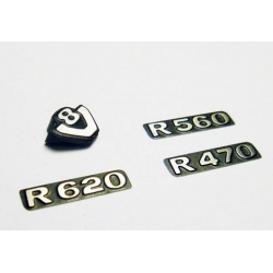 1/14 rc car MAN track option logo plate set scania r470 r620  for tamiya