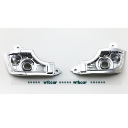 plastic chrome coated a pair light base for 1/14 Tamiya actros mercedes Benz spare parts