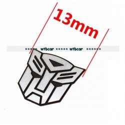 13mm width transformers logo metal decal for 1/10 1/14 RC car 