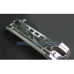 Chrome silver plastic front bumper for 1/14 Hino 700 truck body