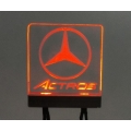 Led decoration transparent logo light effect for tamiya 1/14 mercedes benz Actros 3363