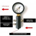 1/14 WTBcar hydraulic presser valve control use  with pressure meter