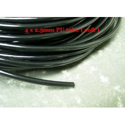 1/14 rc car METAL parts hydraulic use PU  tube 4x2.5mm (1m long )