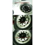 1/14 rc car truck 1 pair CNC wheel front wheel for Tamiya Man r620 wide ver.