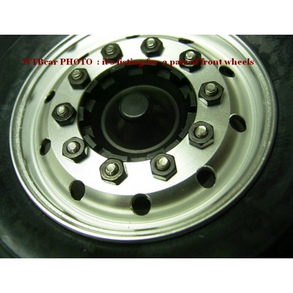 1/14 rc car truck parts metal wheel nut for Tamiya Man scania TGX R470 R620 #2 