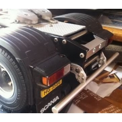 1/14 rc car truck Metal parts metal rear bumper set for Tamiya Man scania 