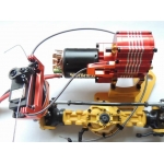1/14 DIY tractor 6x6 8x8 power axle wire control set with servo mount 