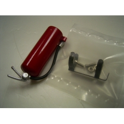 1/10 , 1/14 model metal made  fire extinguisher with holder 