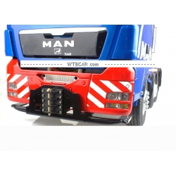 1/14 front construction hook bumper euro style for tamiya scaleart scania hino man actros 3363