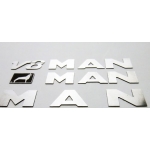 1/14 rc car MAN track option logo plate set man TGX V8 engine ver for tamiya 