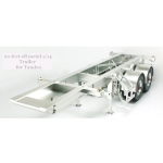  1/14 Lesu Metal Container Semi-Trailer ( 20ft )  for tamiya man scania r620 