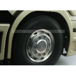 1/14 RC car option CNC wheels for scania Front 25mm wide  round adaptor