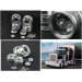 metal 1/14 wheels set for tamiya US truck trailer King knight grand Hauler 