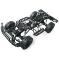 DIY 1/10 4X4 RC car truck crawler chassis prebuilt version 