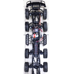 DIY 1/10 8x8 RC car truck crawler chassis prebuilt version **