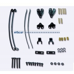metal front suspension leaf spring set for 1/14 truck tractor Scania Hino Man Actros etc
