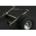 1/14 metal axle , wheels with rubber tyre tire SET for 1/14 truck Trailer