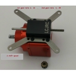 steel metal planetary gear box -  2 speed transmission box for 1/14 