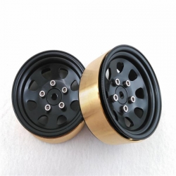 1/10 RC car D90 D110 D130 1.9" Metal wheels 2 pairs a set 