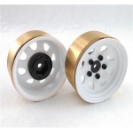 1/10 RC car D90 D110 D130 1.9" Metal wheels 2 pairs a set *