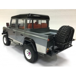 1/10 RC car metal made spare tyre tire holder bumper for D90 D110 land rover