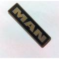 LOGO MAN TGX TGA  56325 metal plate 10x38x1mm for model use 