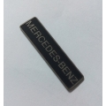 LOGO Mercedes metal plate 10x38x1mm for model use 