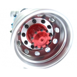 1/14 RC car option CNC RED metal Rear wheels for one axle 