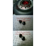 1/14 rc car truck parts metal wheels nut for Tamiya Man scania TGX R470 R620 black