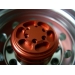 1/14 RC car option rear wheels X2 CNC parts for 1/ 14 tamiya track ( RED )